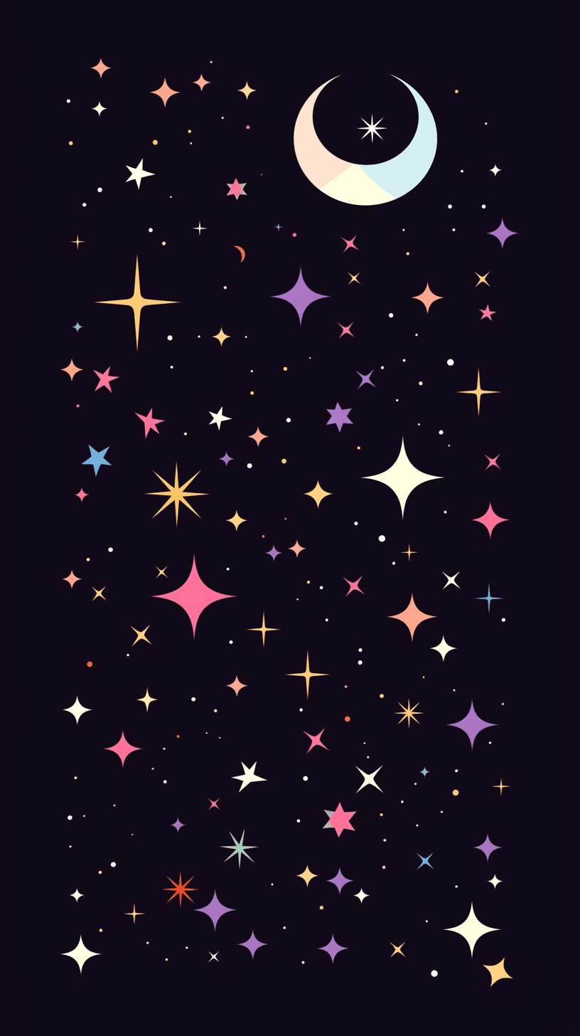 Starry Sky Tribe original repeating artwork