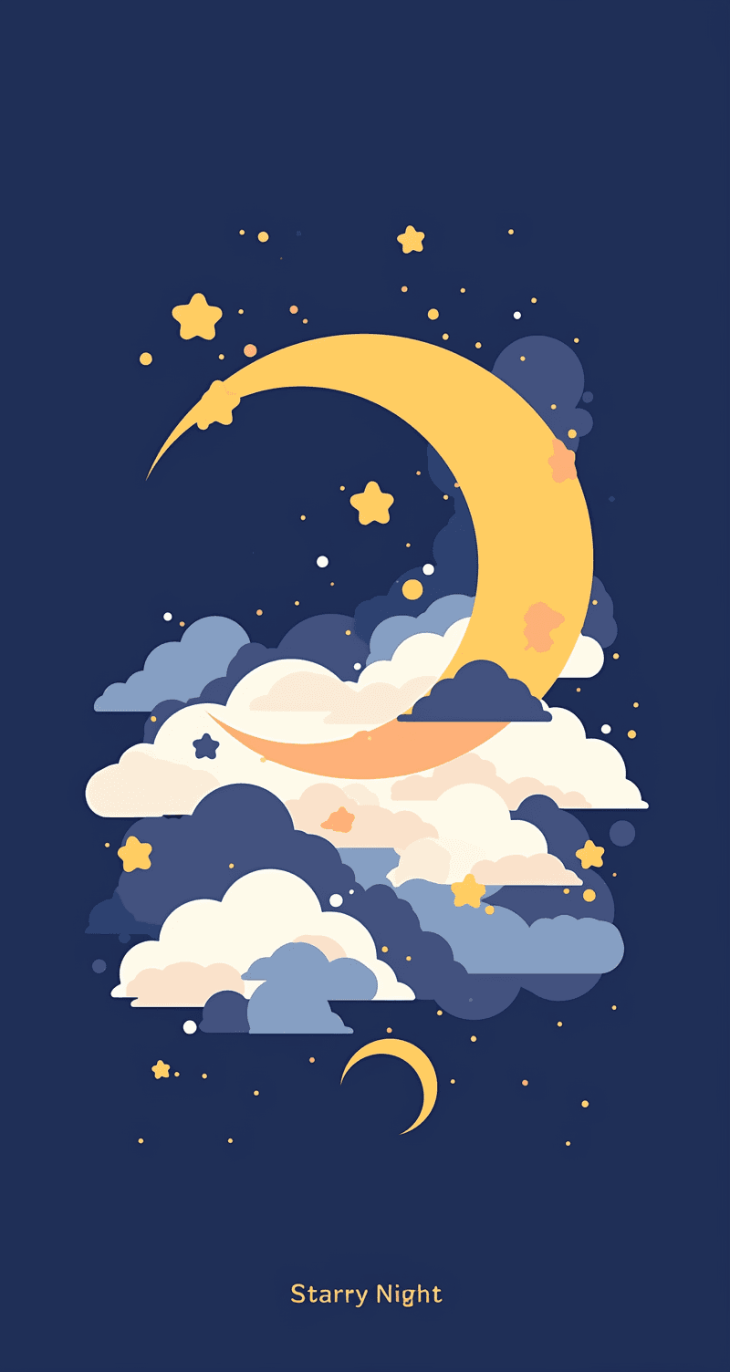 Starry Sky original repeating artwork