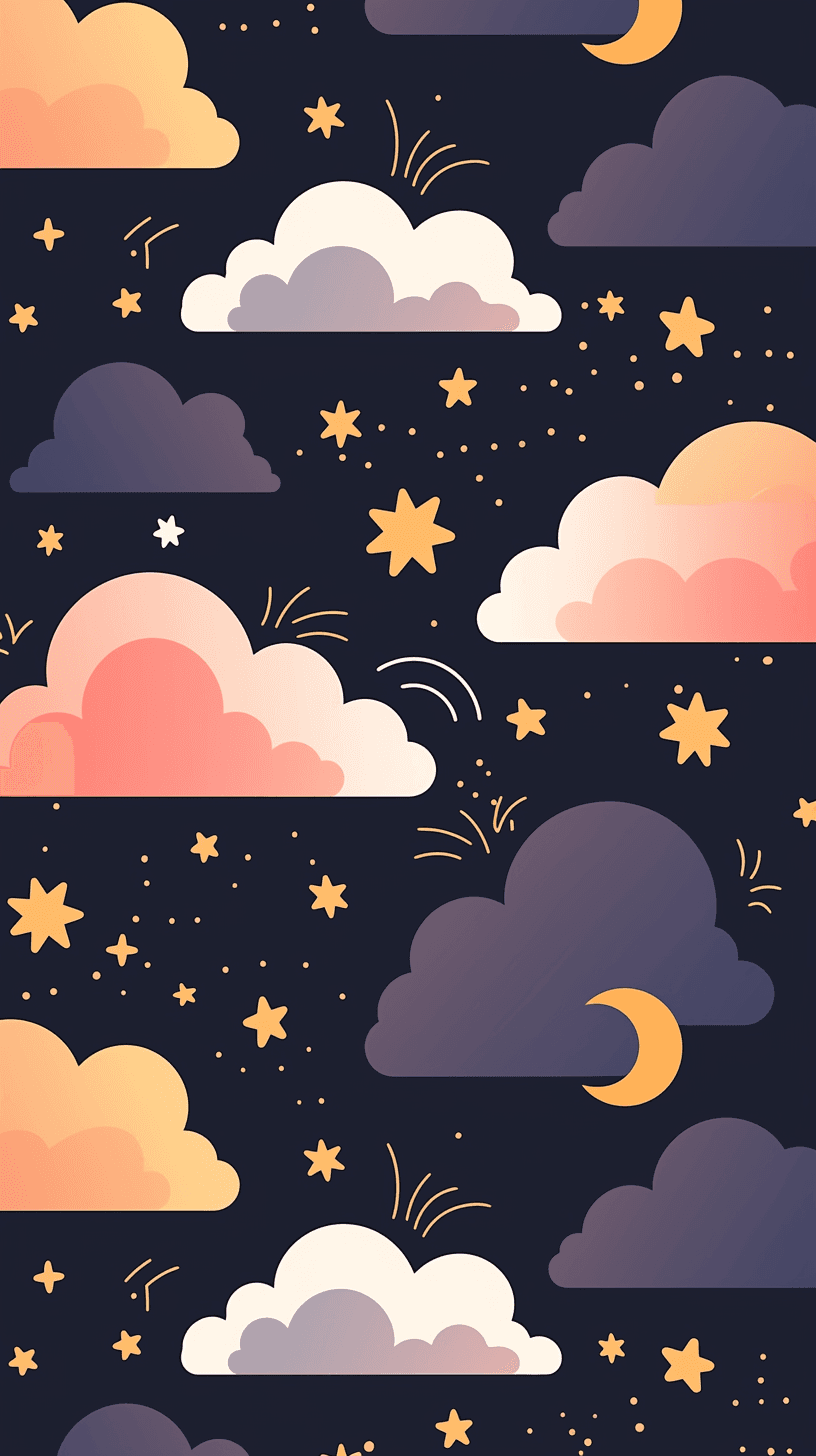 Moon Session original repeating artwork