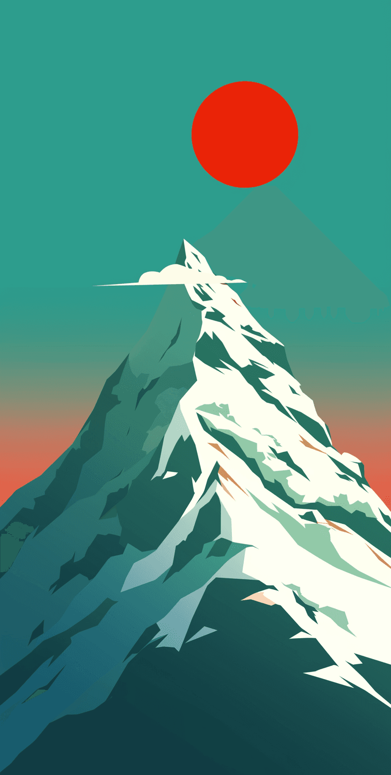Scenery Picnic original repeating artwork