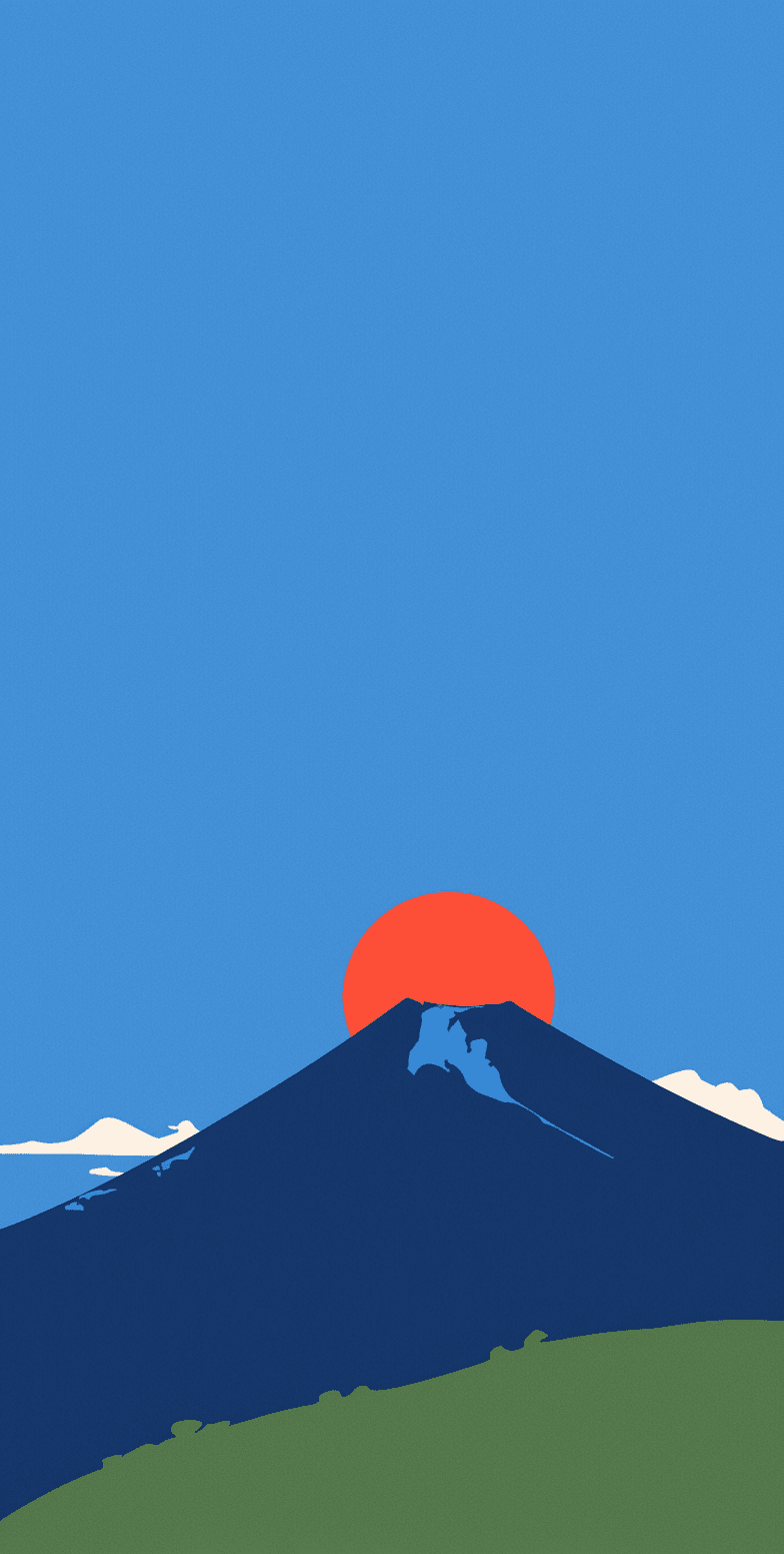 Scenery Party original repeating artwork