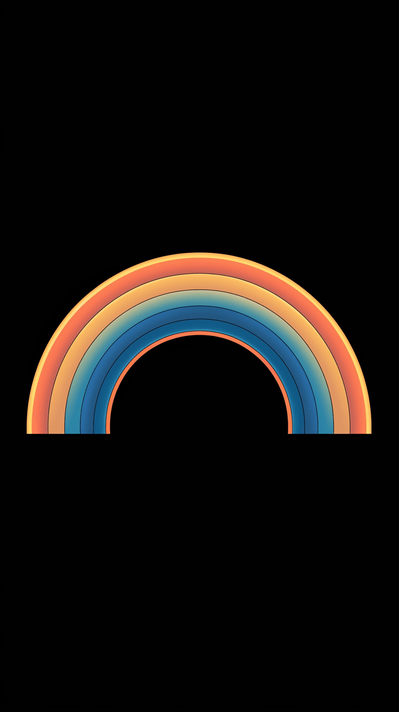 Rainbow Slide original repeating artwork