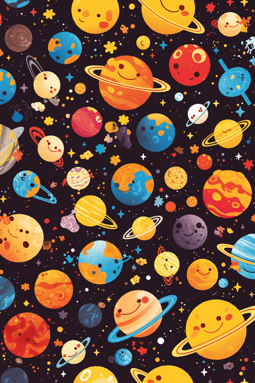 Cosmic 133 original repeating artwork