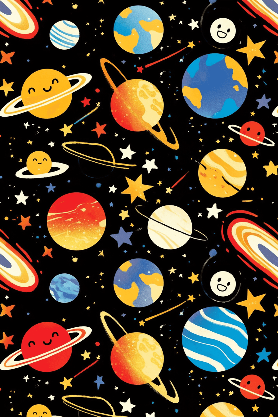 Cosmic 151 original repeating artwork