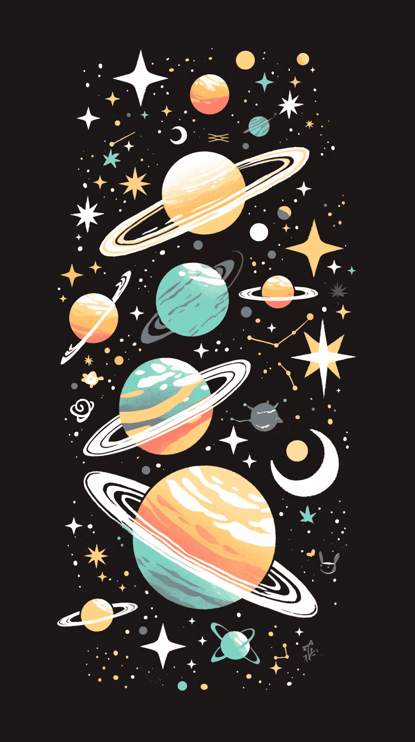 Cosmic 214 original repeating artwork