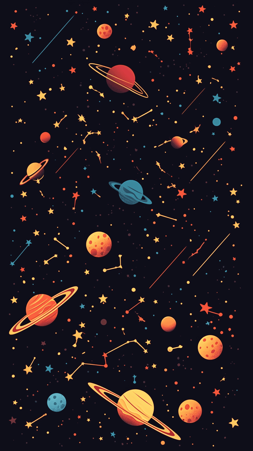Cosmic 155 original repeating artwork