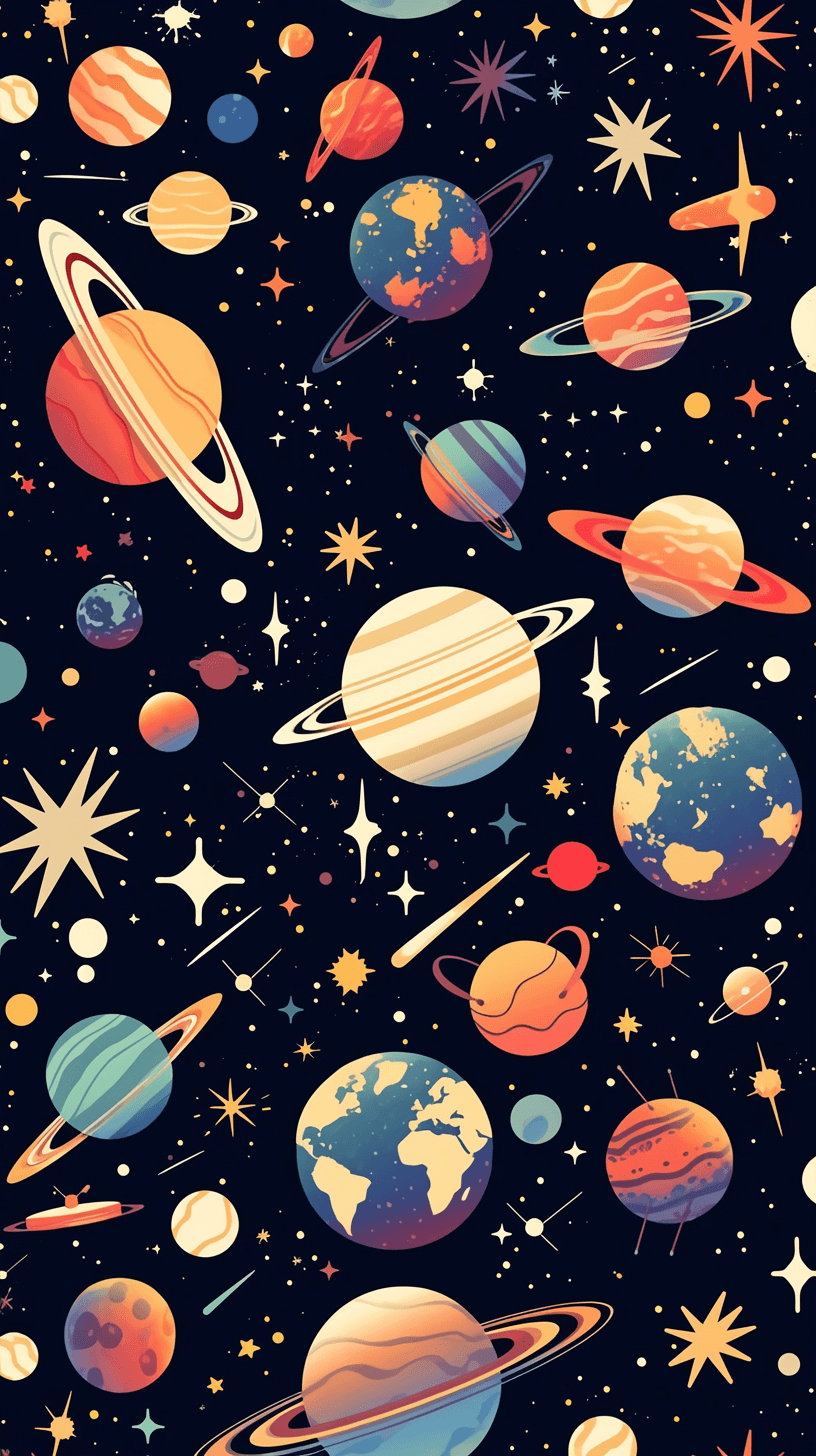 Cosmic 035 original repeating artwork