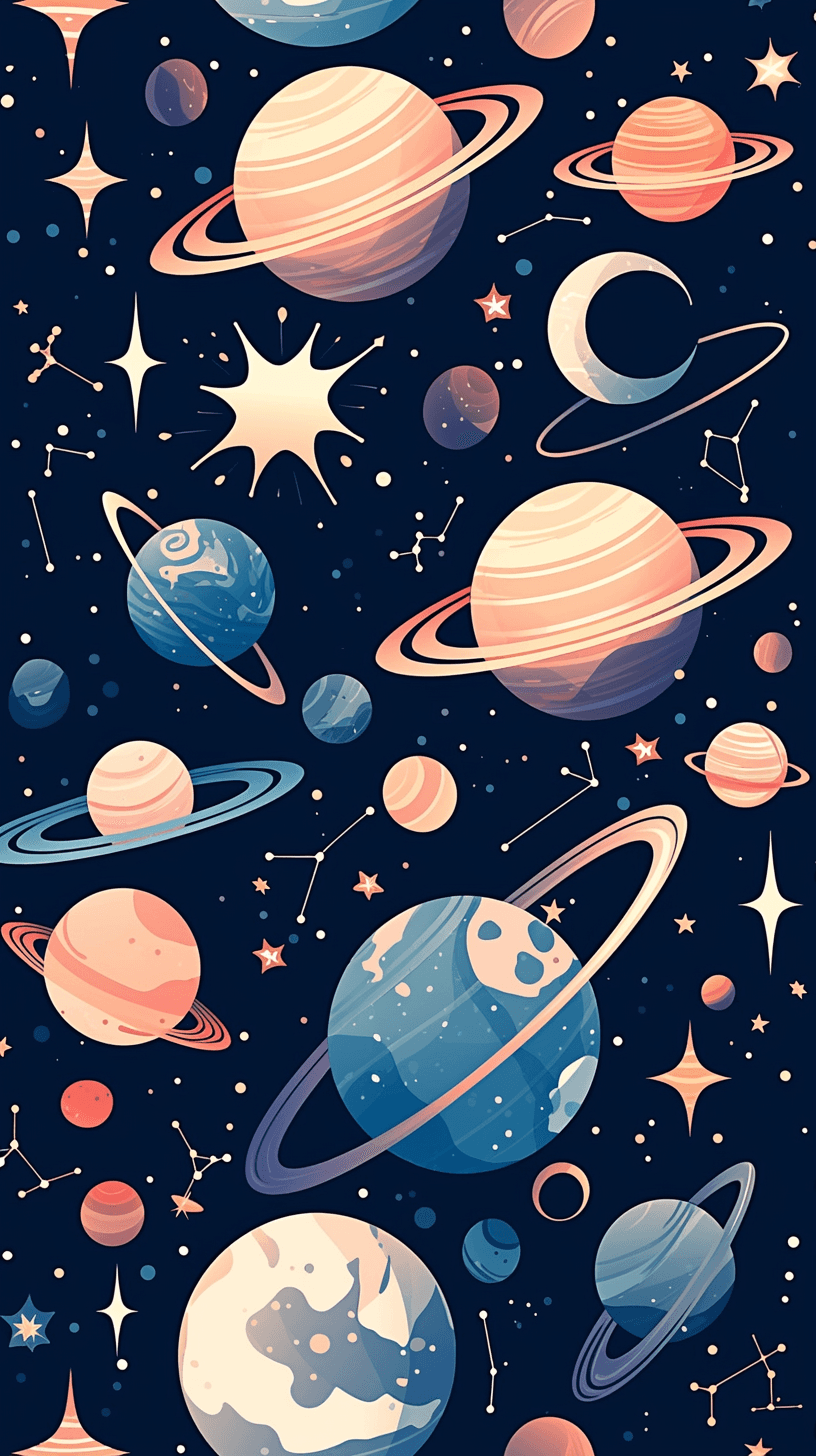 Cosmic 118 original repeating artwork