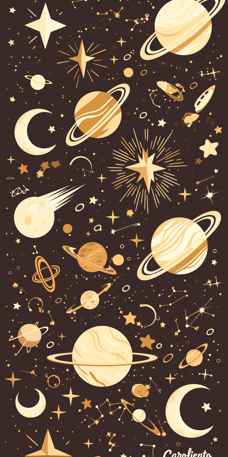 Cosmic 147 original repeating artwork