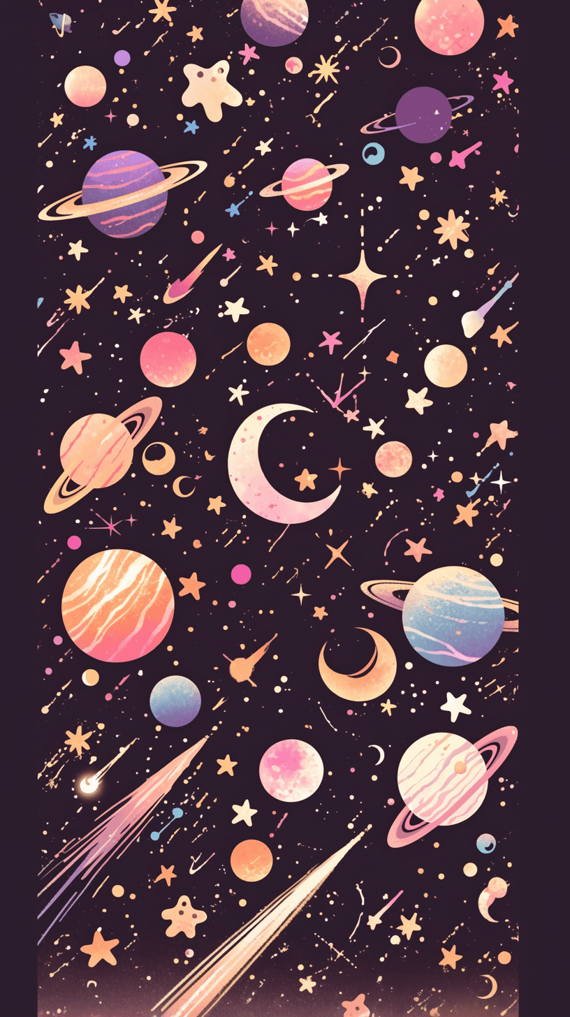 Cosmic 166 original repeating artwork
