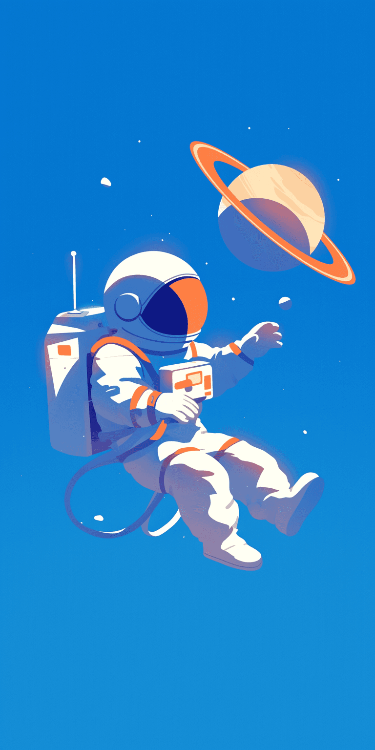Astronaut Mono original repeating artwork