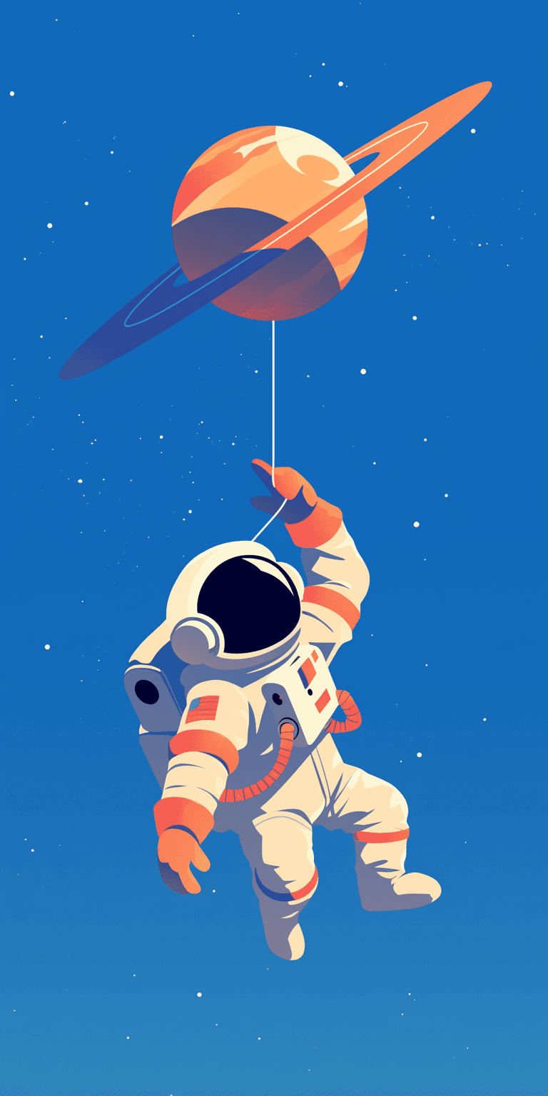Astronaut 021 original repeating artwork