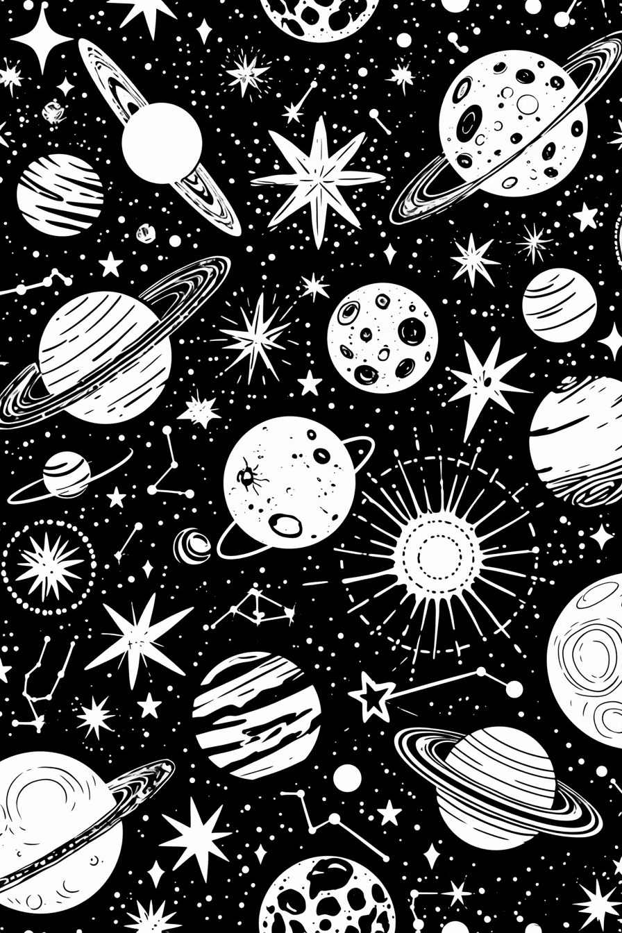 Planet 054 original repeating artwork