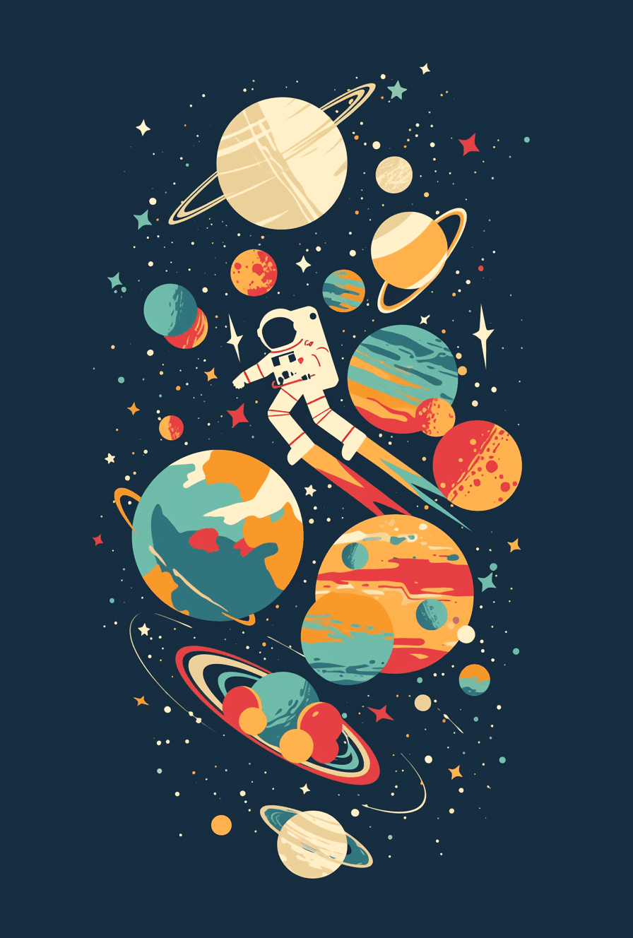Cosmic 014 original repeating artwork