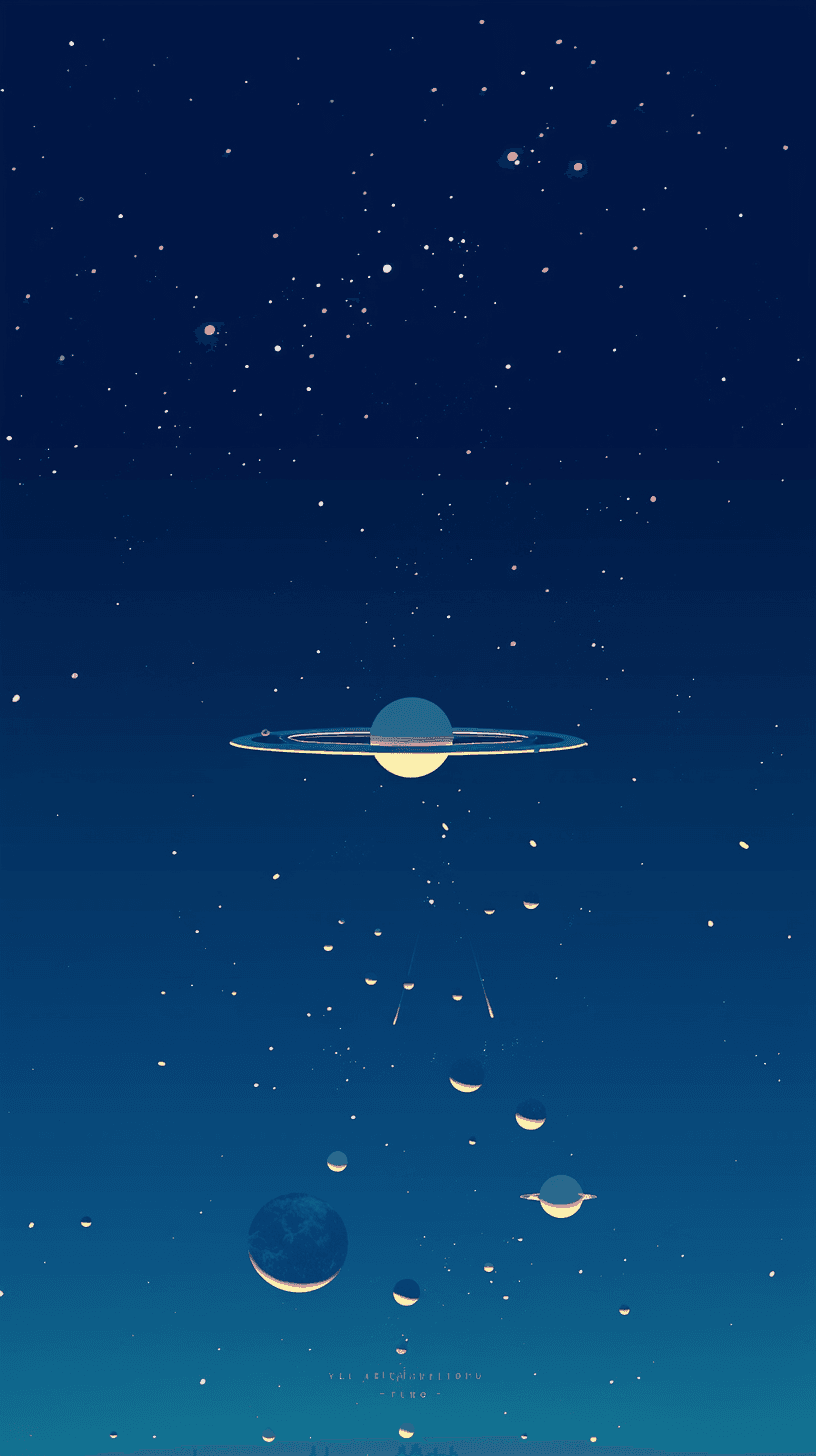 Cosmic Gleam original repeating artwork