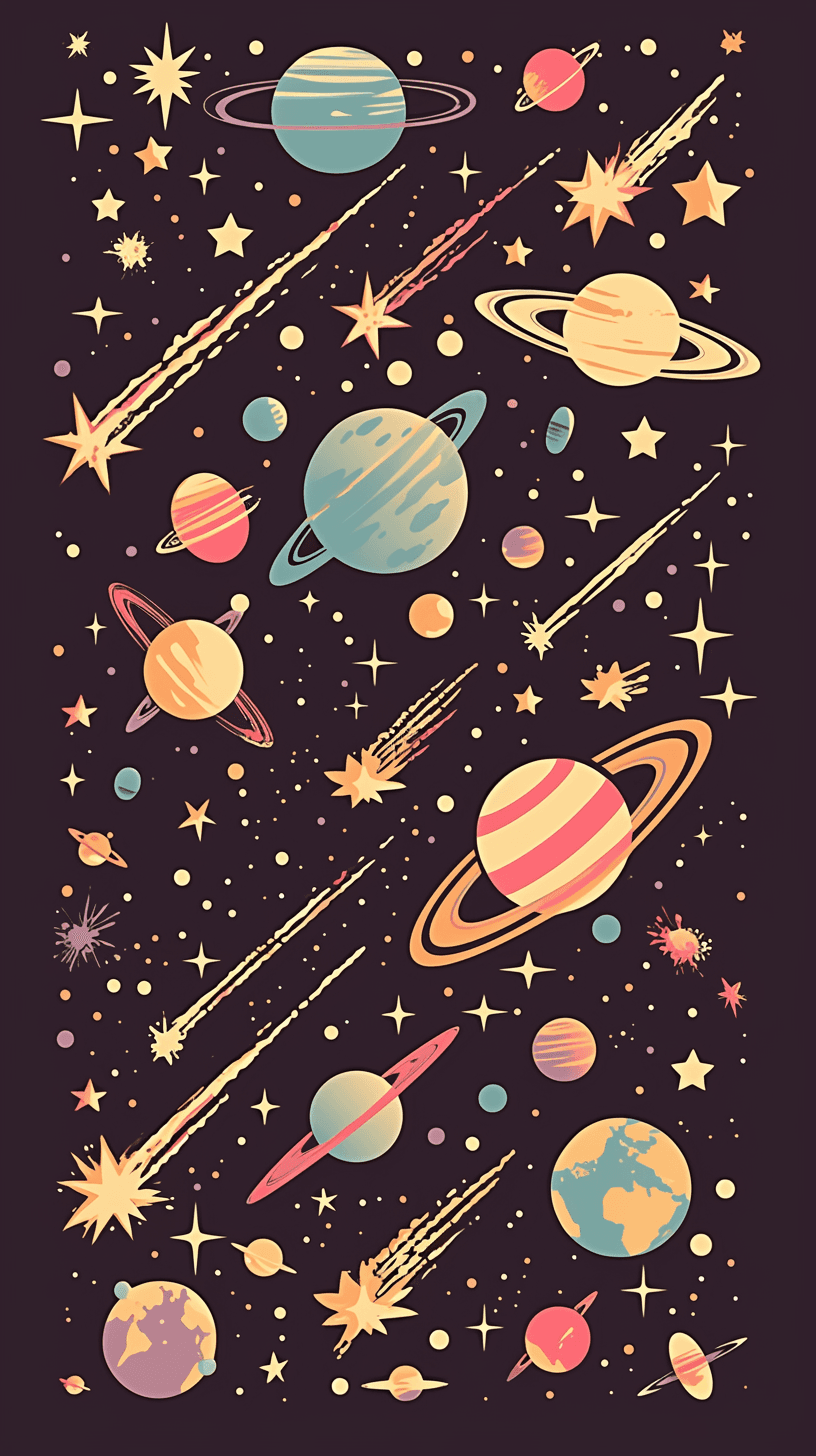 Cosmic 165 original repeating artwork