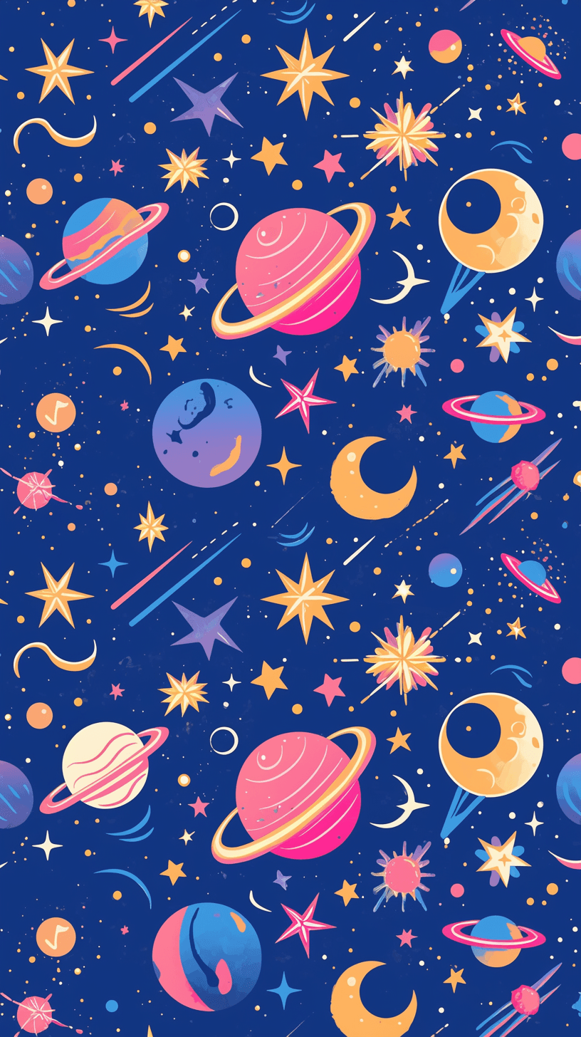 Cosmic 132 original repeating artwork