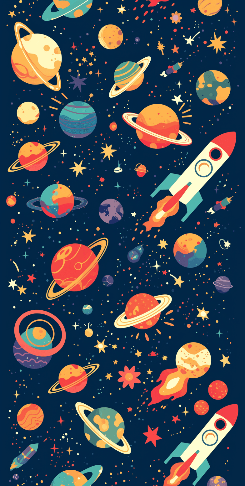 Cosmic 186 original repeating artwork