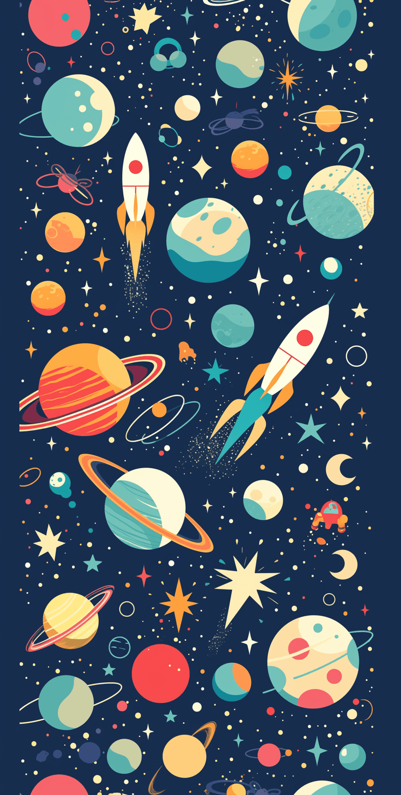 Cosmic 184 original repeating artwork