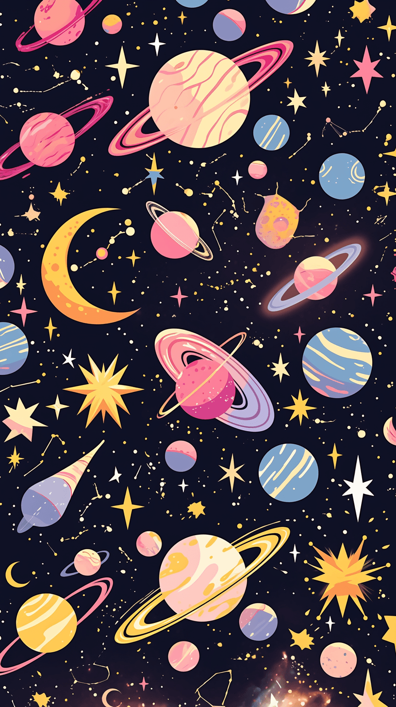 Cosmic 116 original repeating artwork