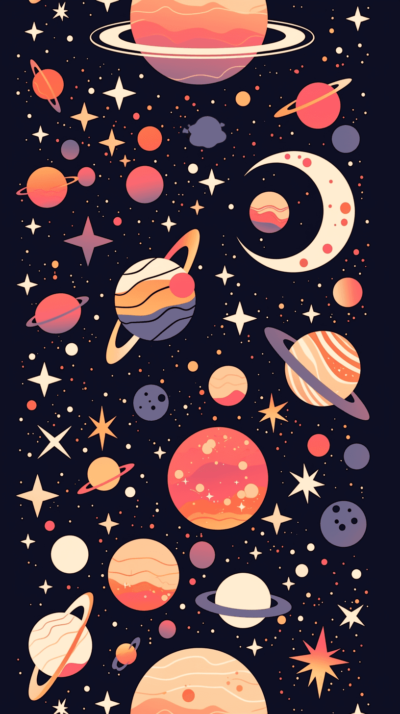 Cosmic 209 original repeating artwork