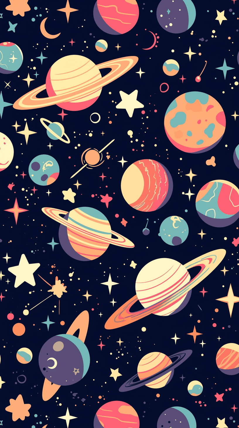 Cosmic 121 original repeating artwork
