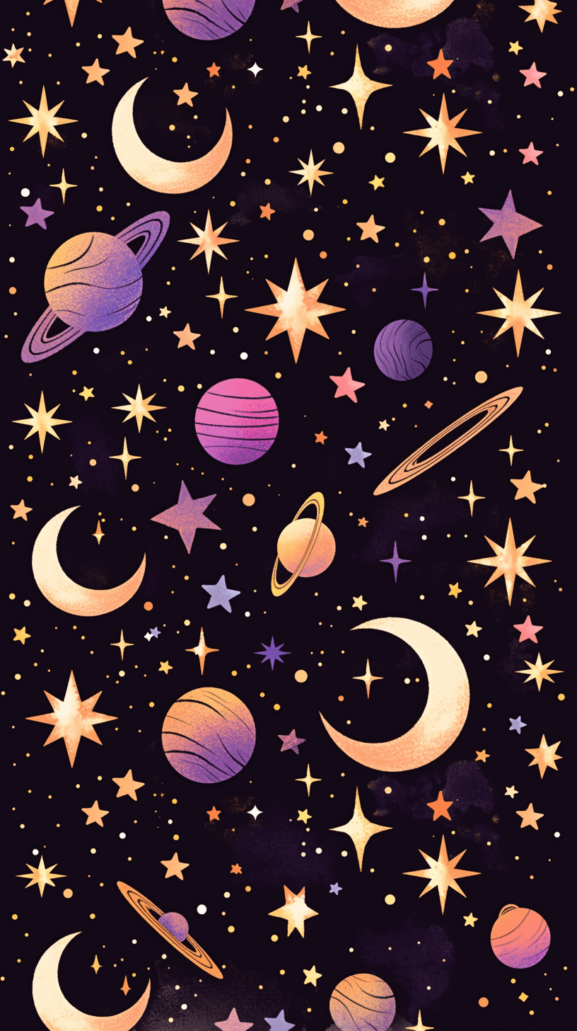 Cosmic 138 original repeating artwork