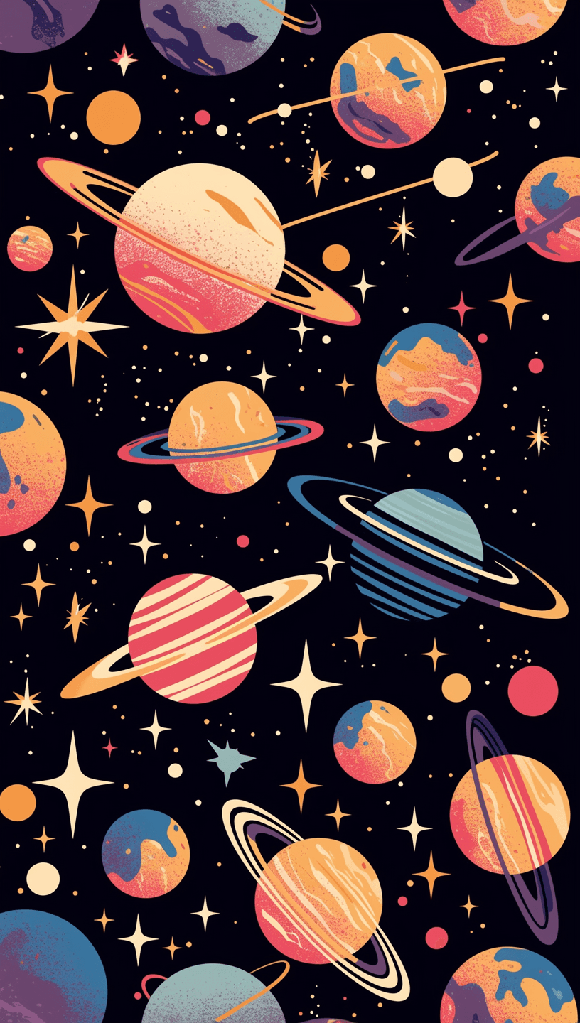 Cosmic 093 original repeating artwork