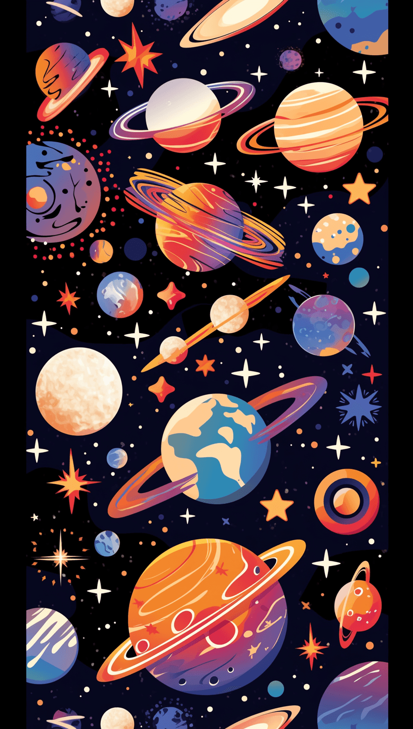 Cosmic 161 original repeating artwork