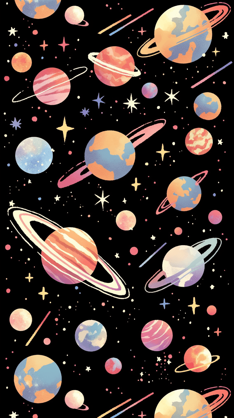 Cosmic 039 original repeating artwork