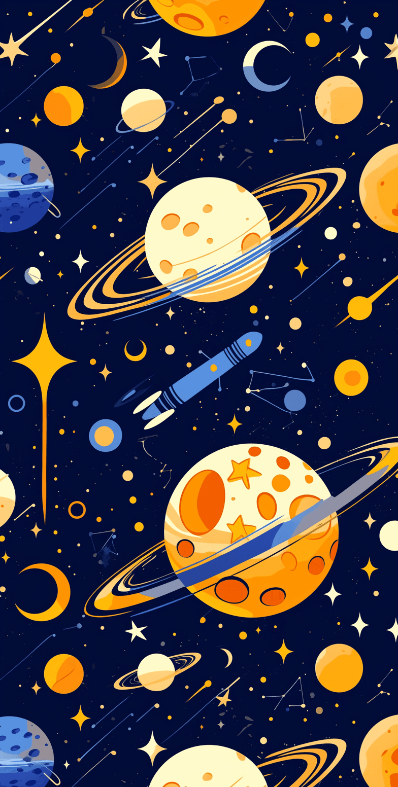 Cosmic 156 original repeating artwork
