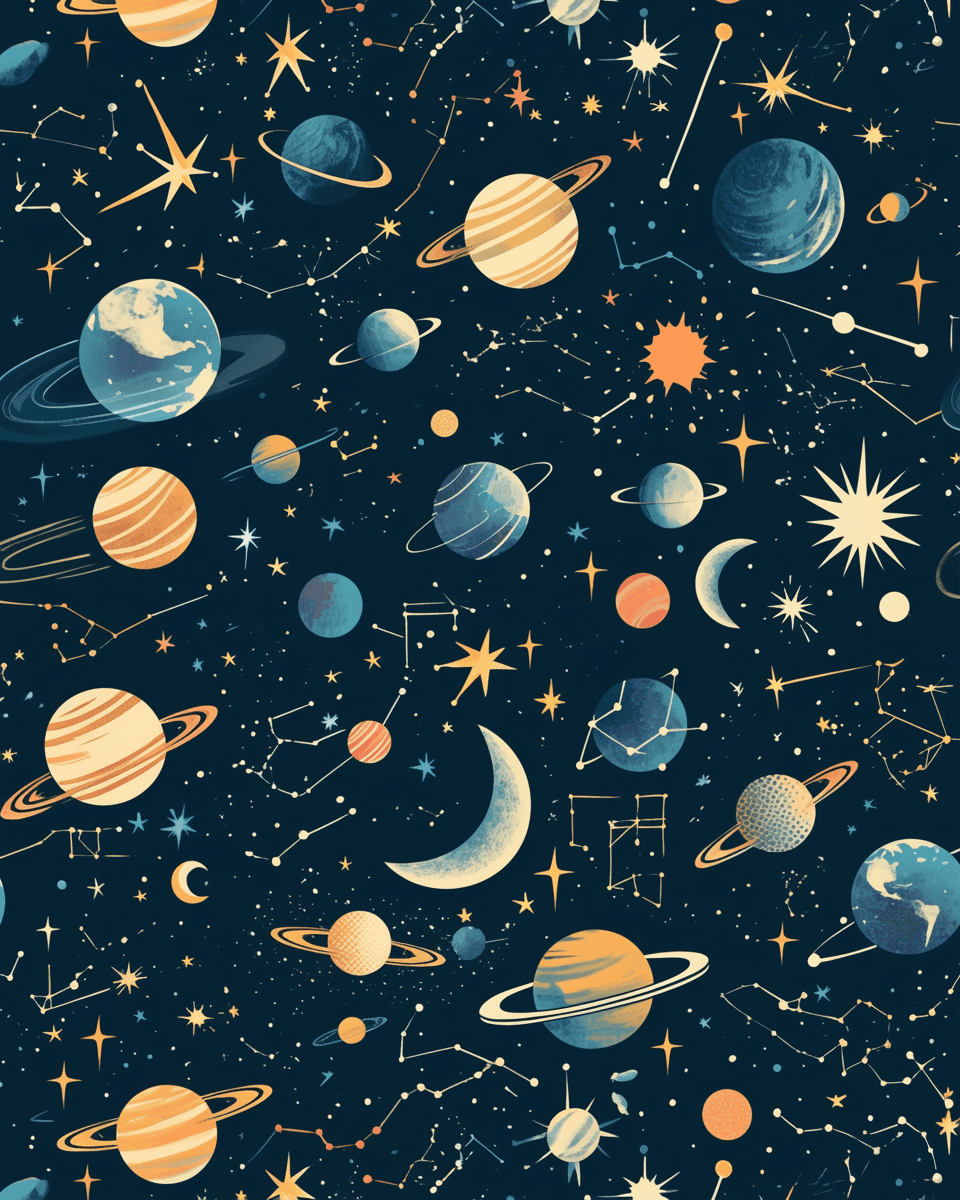 Cosmic 221 original repeating artwork