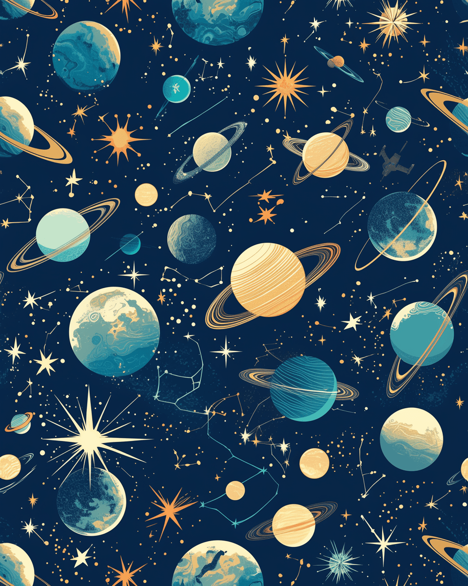 Cosmic 262 original repeating artwork