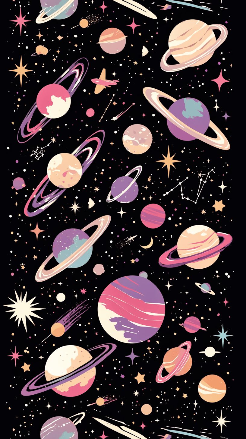 Cosmic 029 original repeating artwork