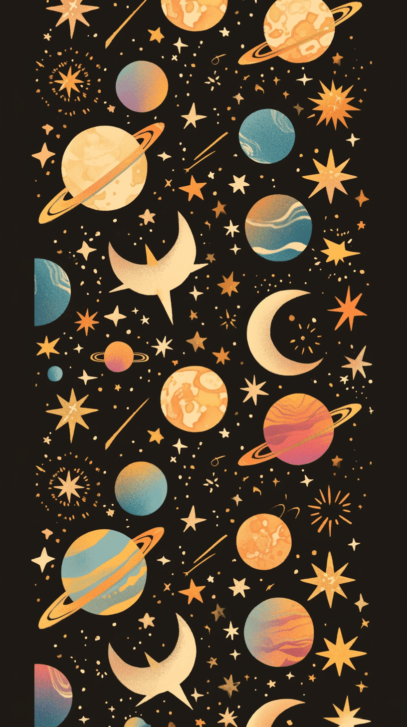 Cosmic 048 original repeating artwork