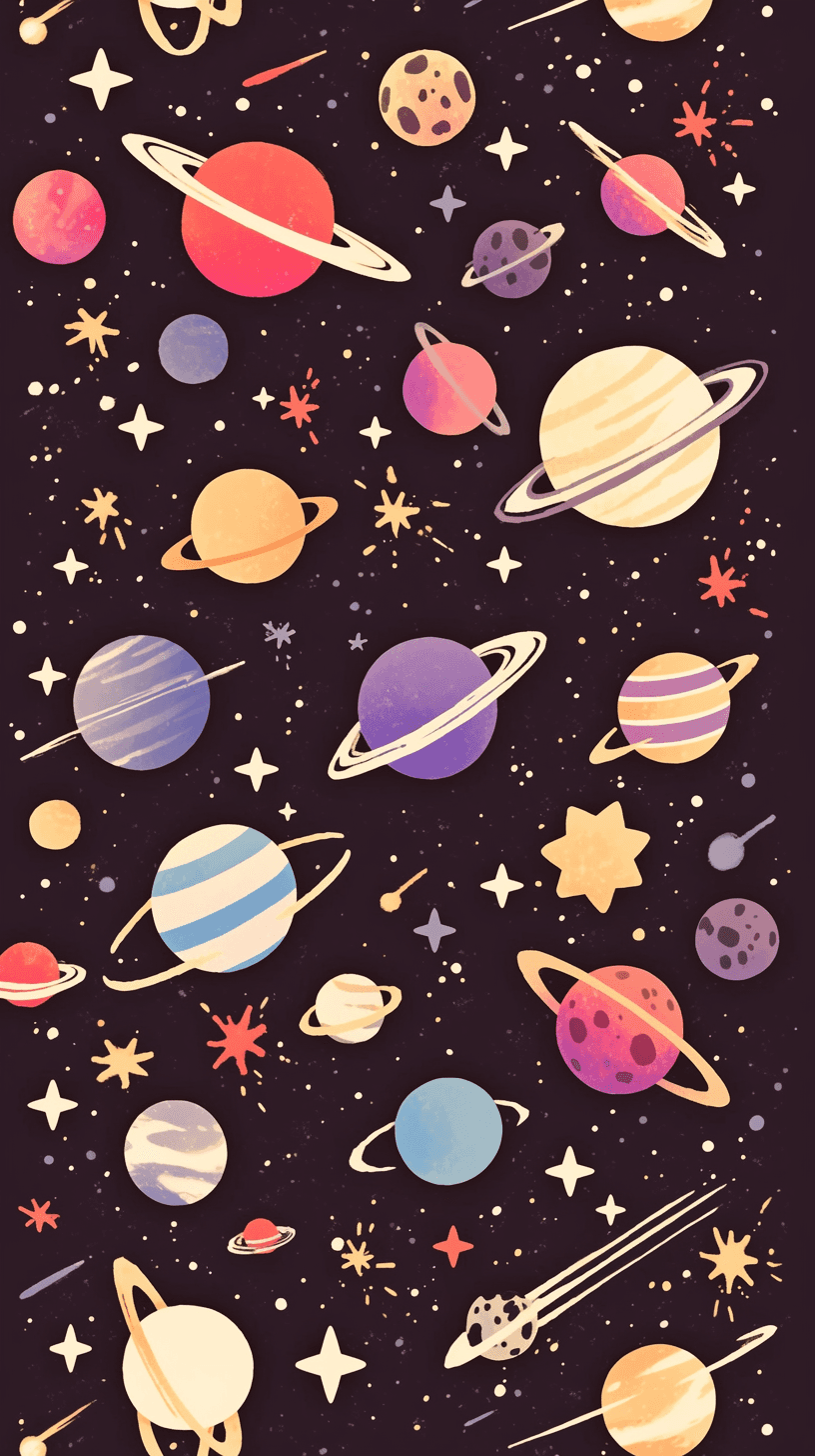 Cosmic 017 original repeating artwork