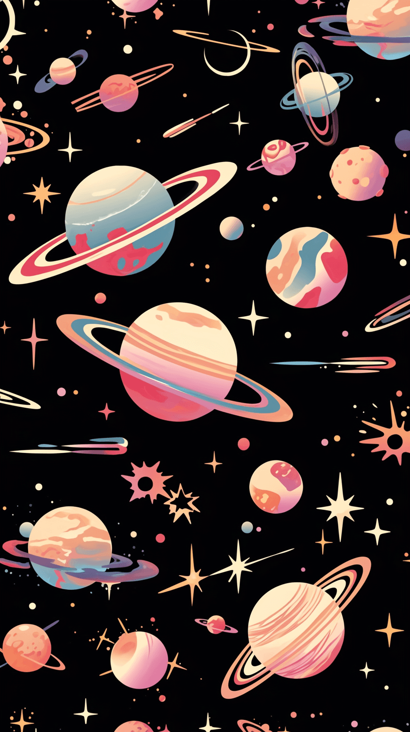 Cosmic Dash original repeating artwork