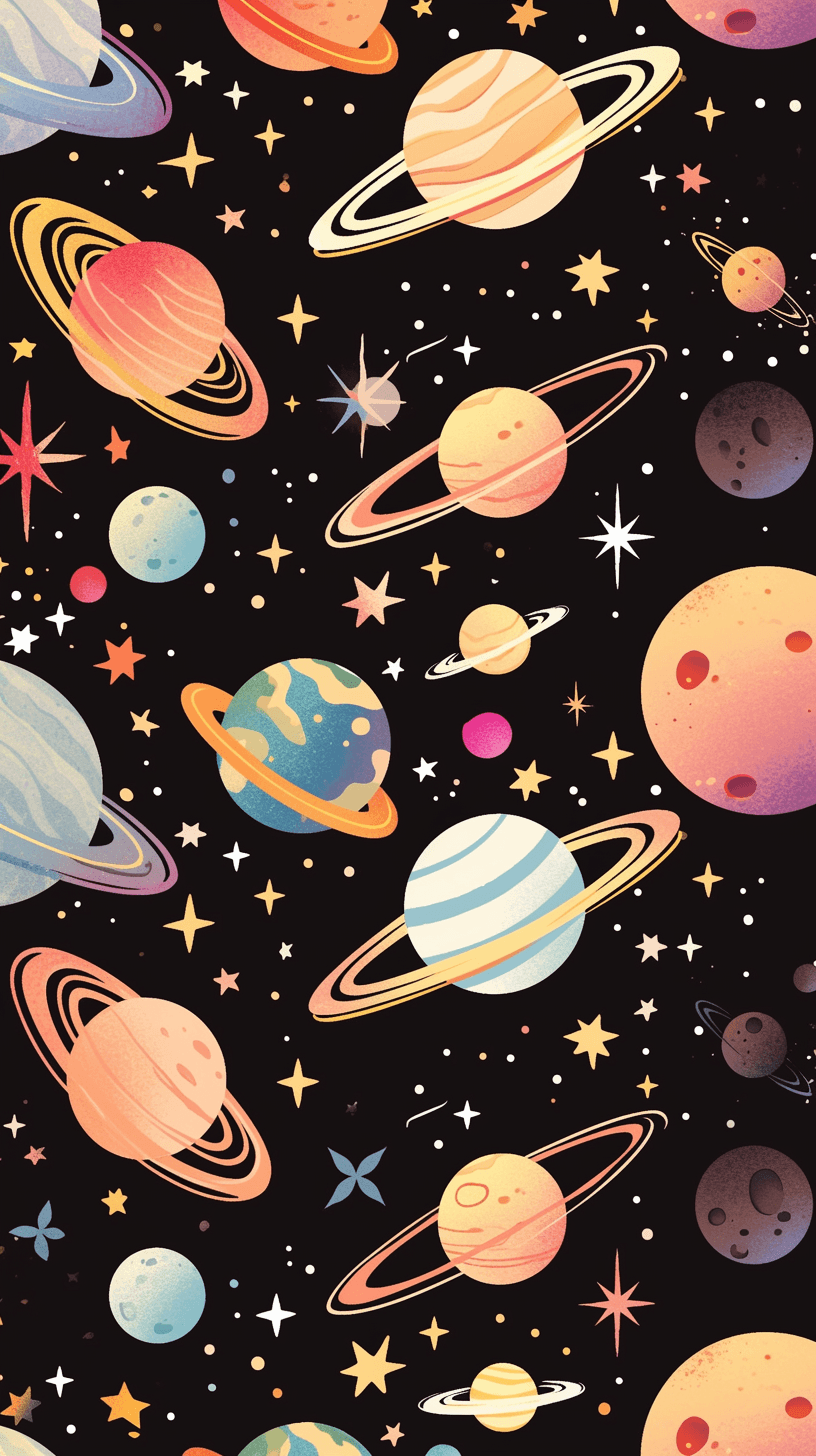 Cosmic 207 original repeating artwork