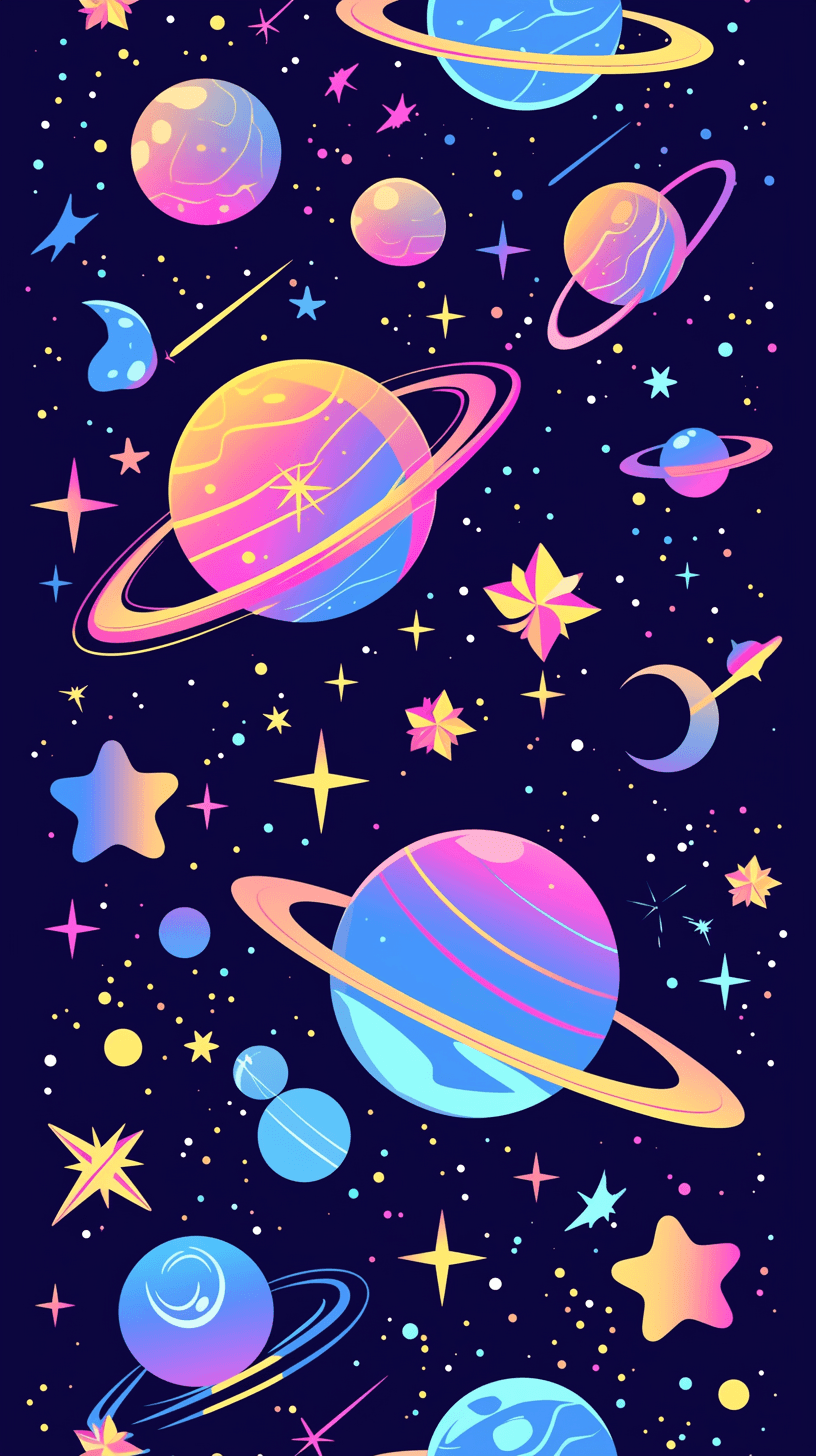 Cosmic Tune original repeating artwork