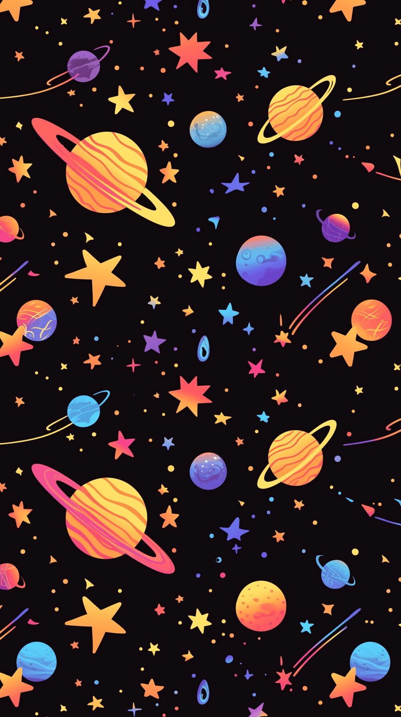 Cosmic 256 original repeating artwork