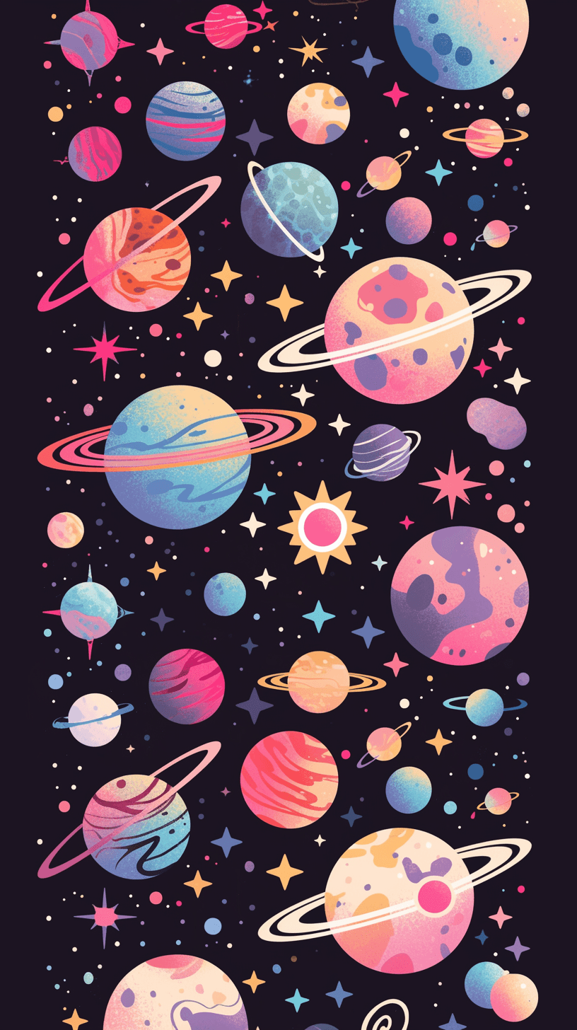 Cosmic 255 original repeating artwork