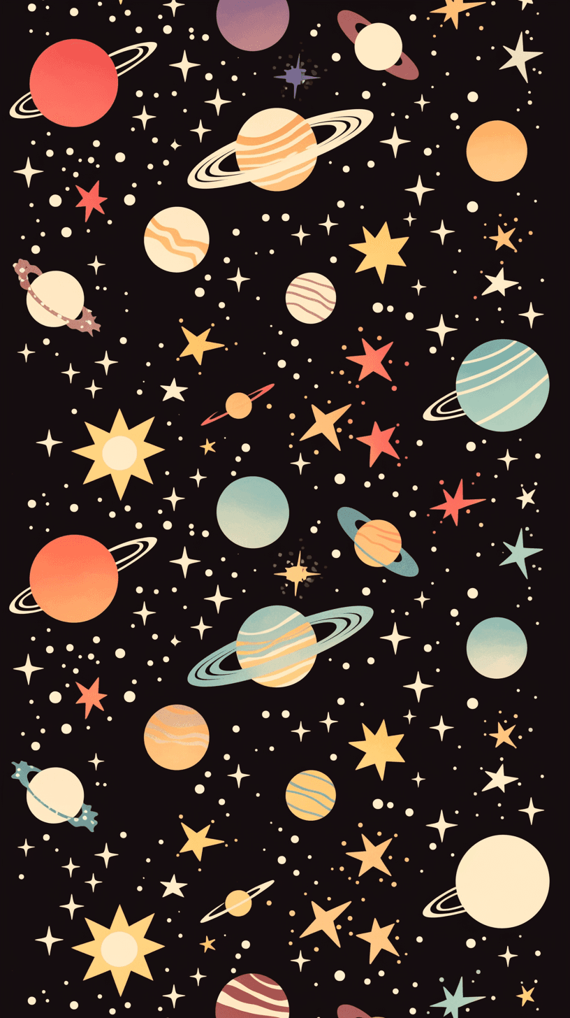 Cosmic 211 original repeating artwork