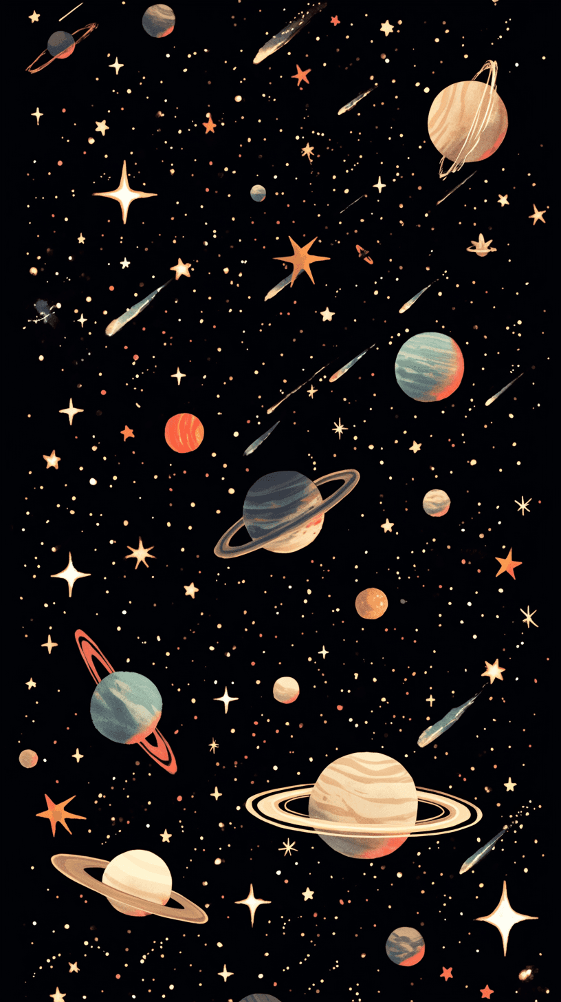Cosmic 047 original repeating artwork