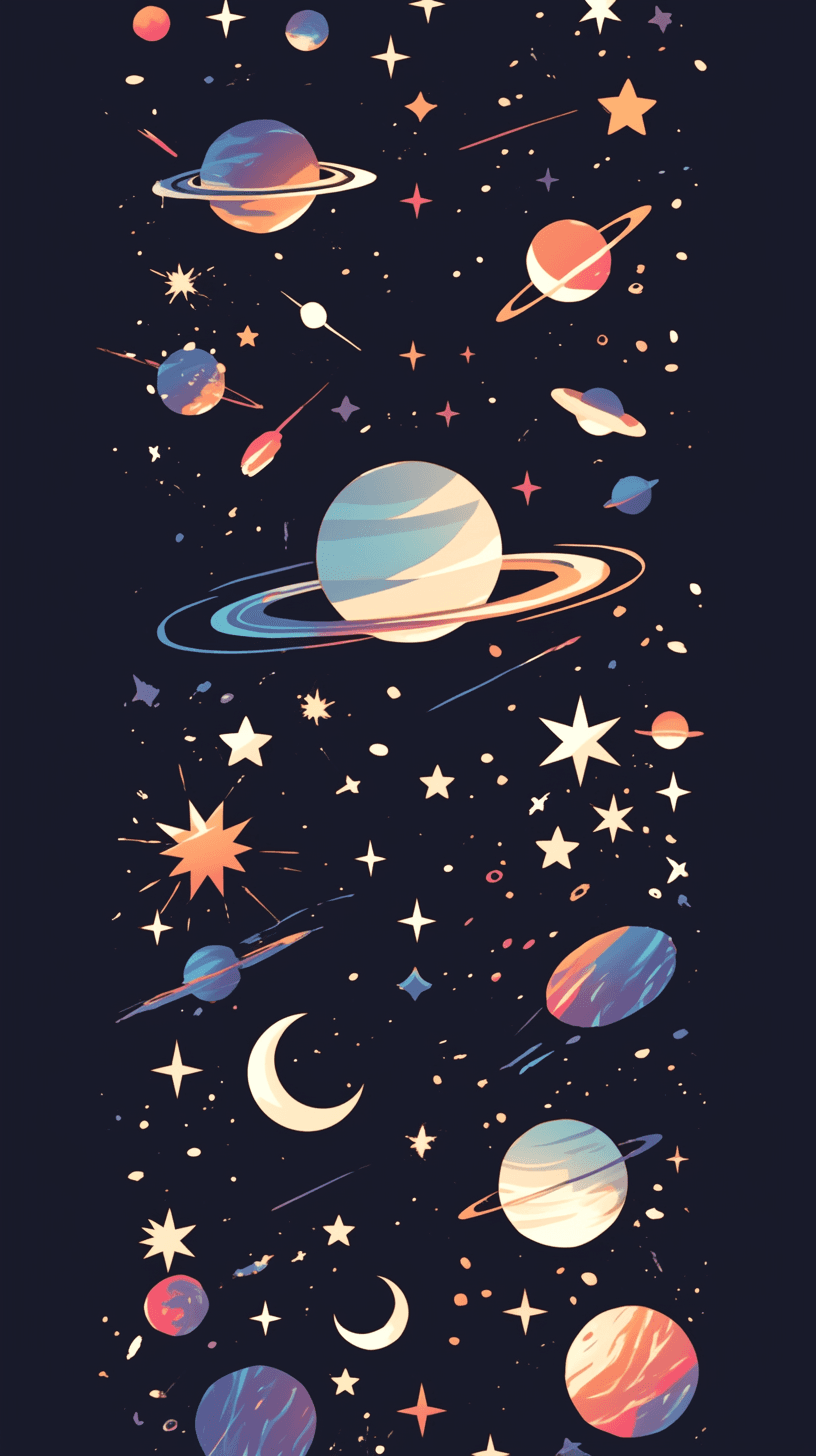 Cosmic 164 original repeating artwork