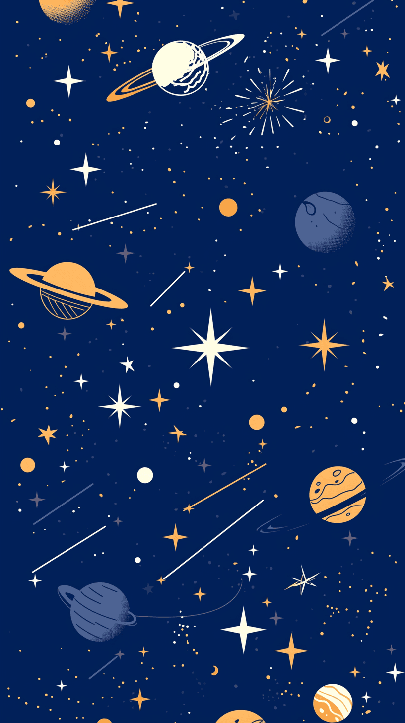 Cosmic 145 original repeating artwork