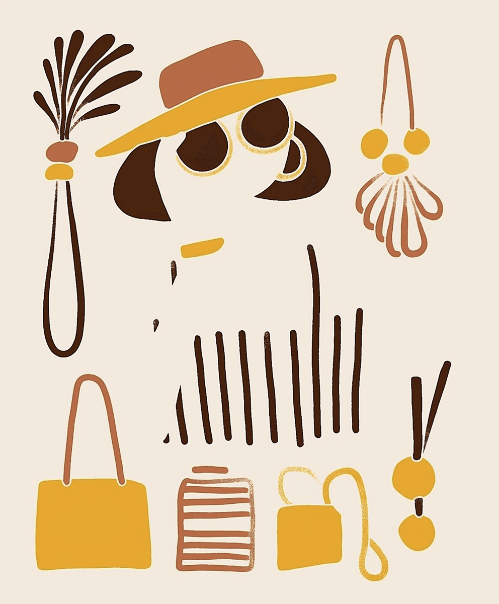 Woman Club original repeating artwork