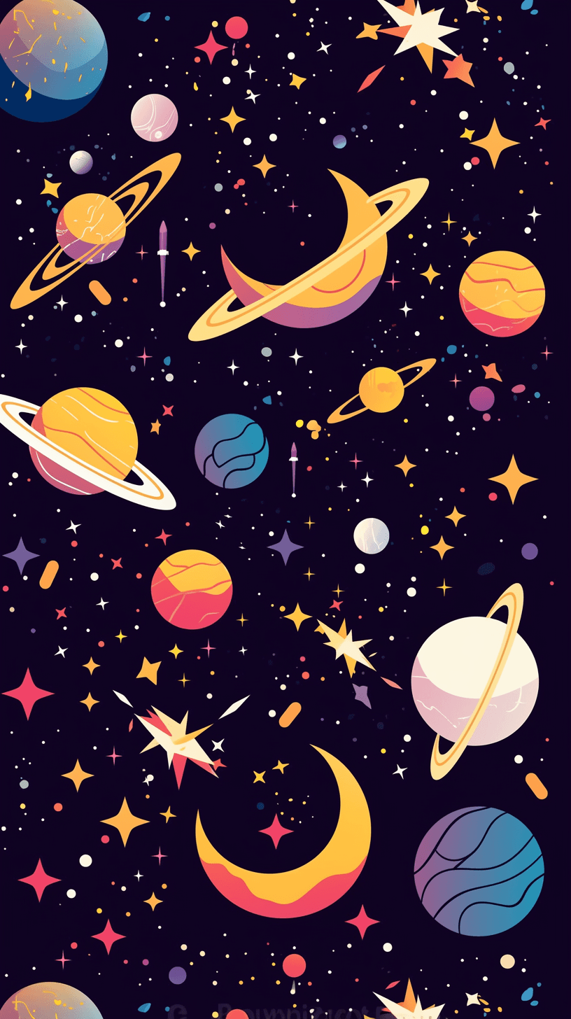 Astronaut 005 original repeating artwork