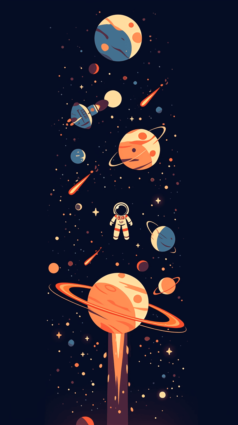 Space Team original repeating artwork