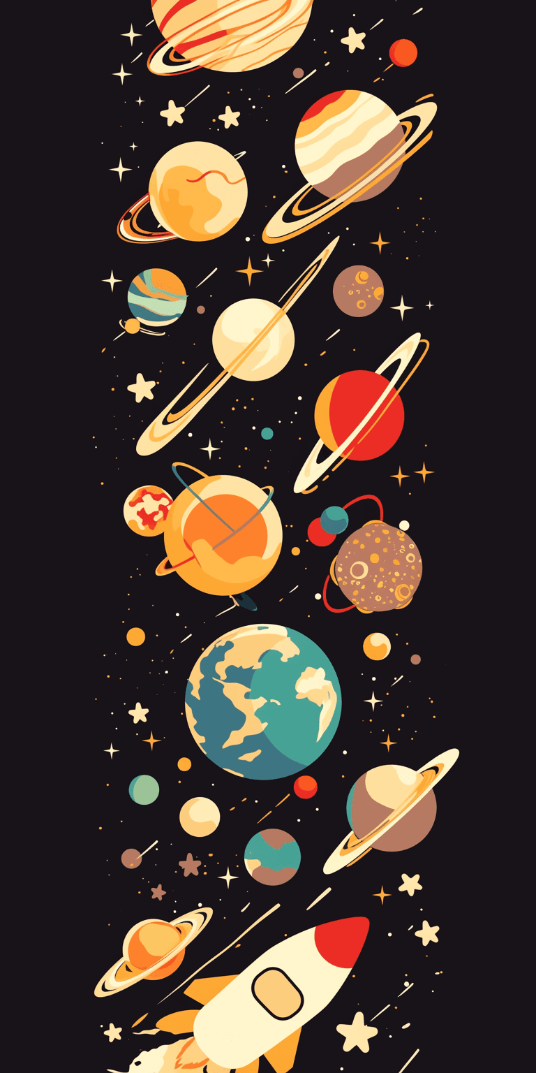 Planet 048 original repeating artwork