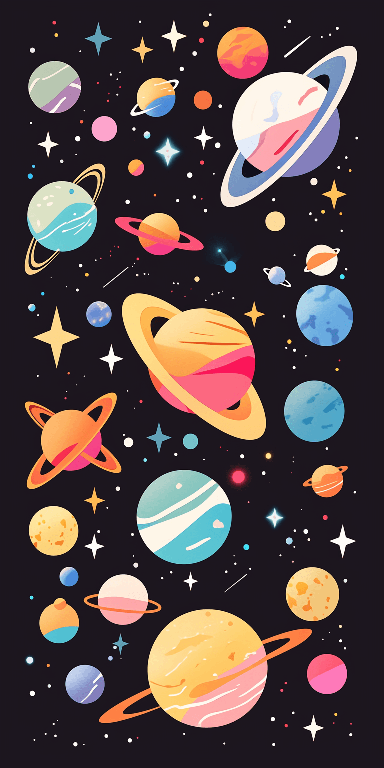 Planet 021 original repeating artwork